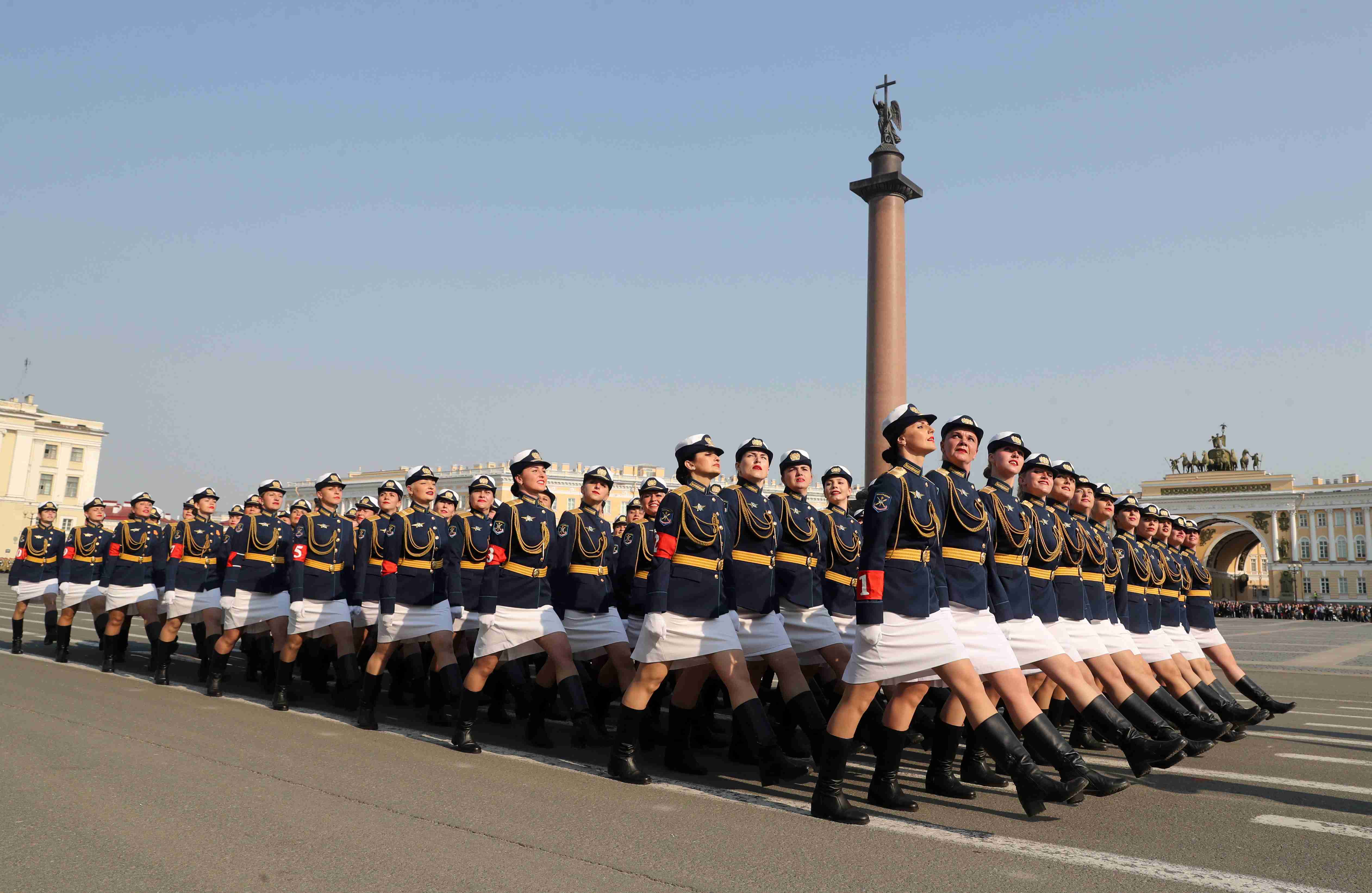 俄罗斯女兵仪仗队阅兵视频，展现力量与荣耀的壮丽画卷，俄罗斯女兵仪仗队阅兵，力量与荣耀的壮丽展示
