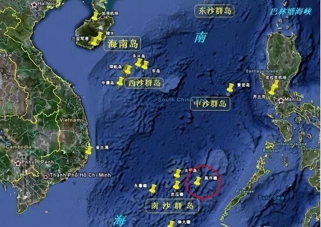 南海岛礁概览，南海岛礁全景概览