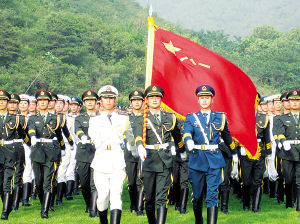 中国三军仪仗队