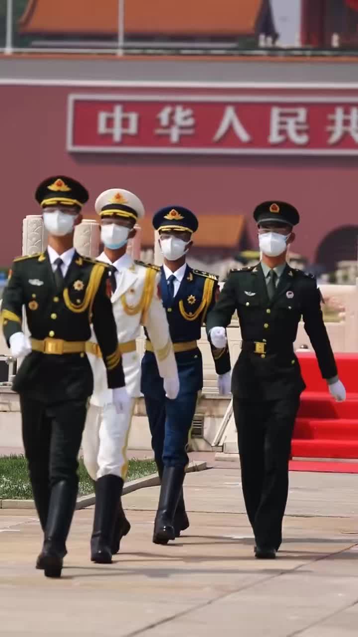 三军仪仗队，荣耀的瞬间与永恒的记忆，三军仪仗队，荣耀的瞬间与永恒的记忆印记