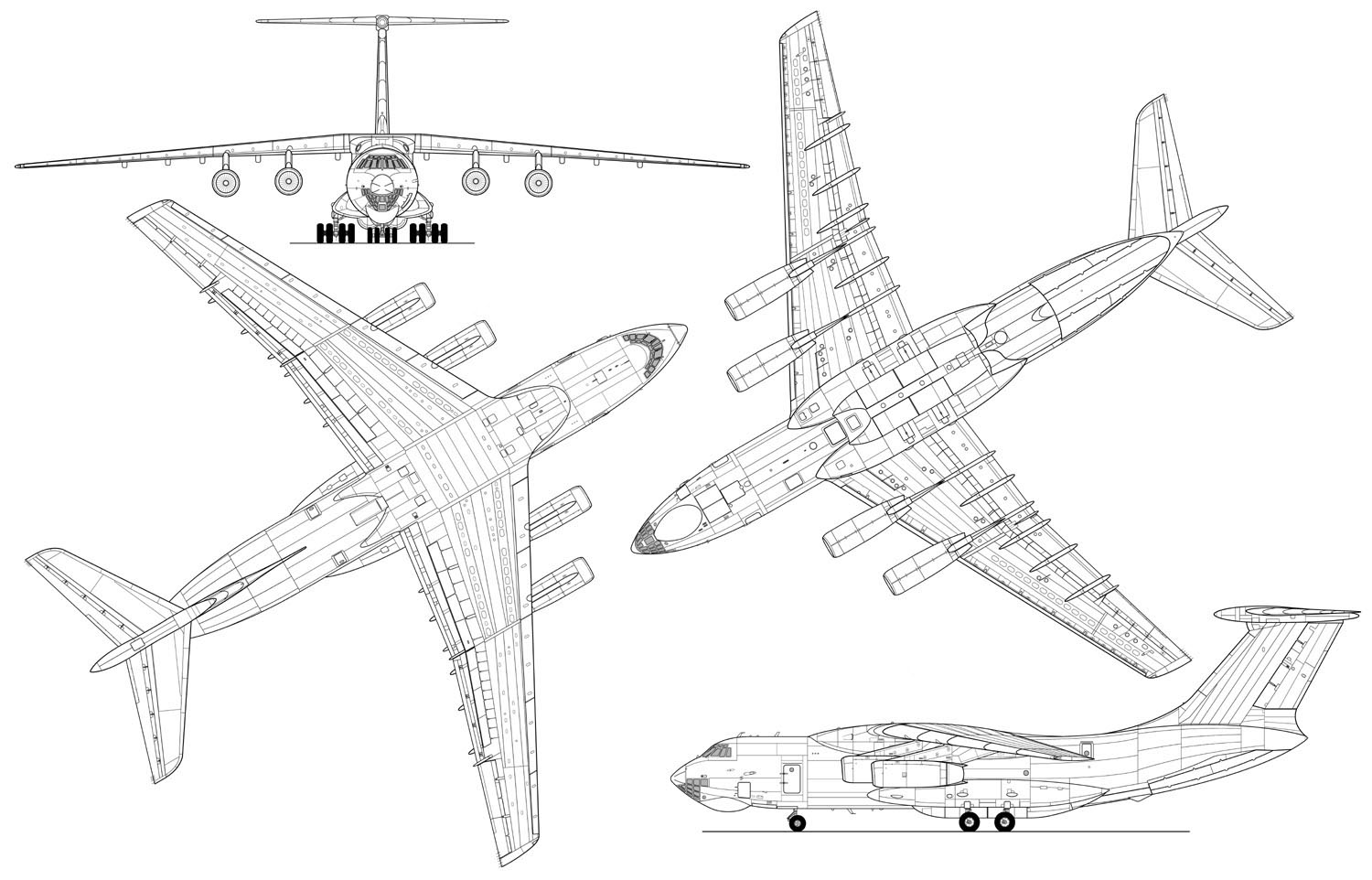 空警200预警机的绘画步骤与技巧，空警200预警机绘画步骤与技巧详解