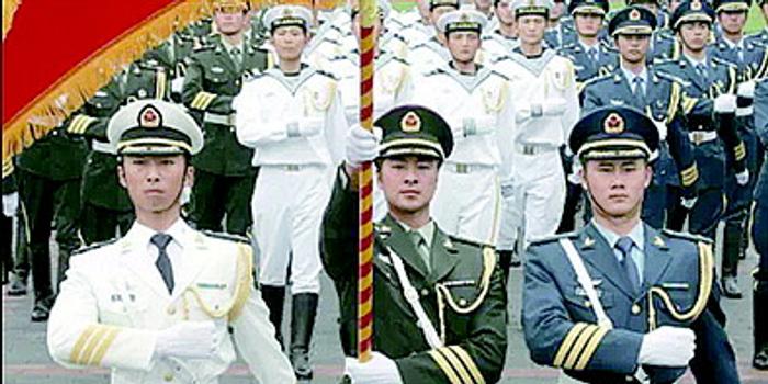 三军仪仗队视频模板，展现荣耀与力量，三军仪仗队，荣耀与力量的完美展现