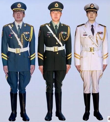 解放军军官礼服，传统与现代的融合，解放军军官礼服，传统与现代的完美融合