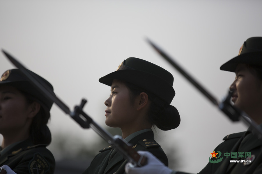 部队仪仗队女兵训练视频，展现坚韧与荣耀，部队仪仗队女兵训练，坚韧与荣耀的展现