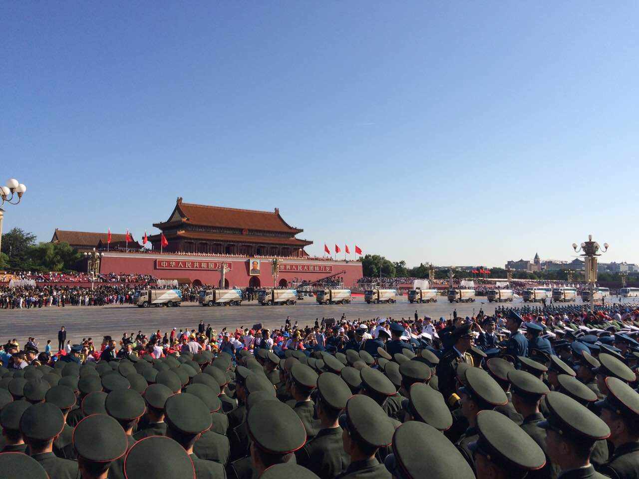 今天早上的阅兵仪式，壮丽盛大的国家展示，今日阅兵仪式，国家壮丽展示