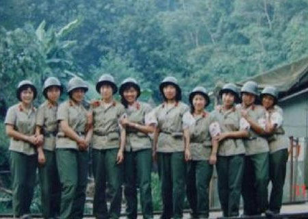 中国女兵在越南战争中的英勇表现