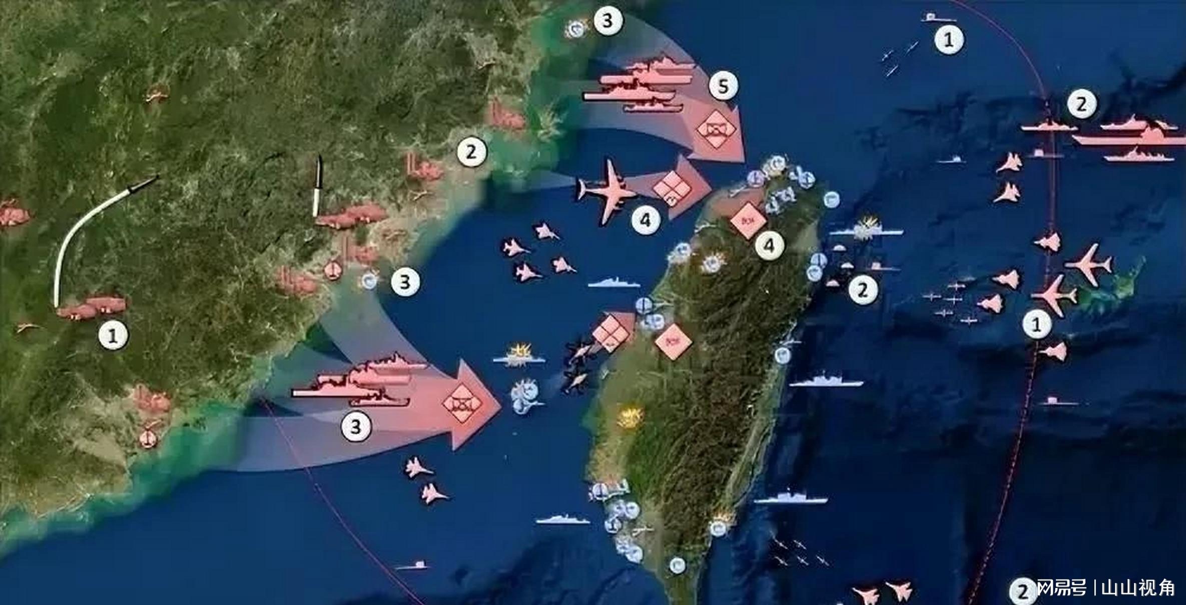 解放军台海军演