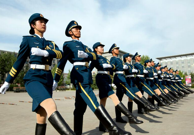 中国人民解放军仪仗队女兵与中国女兵的崛起，中国人民解放军仪仗队女兵与中国女兵的崛起与力量展示