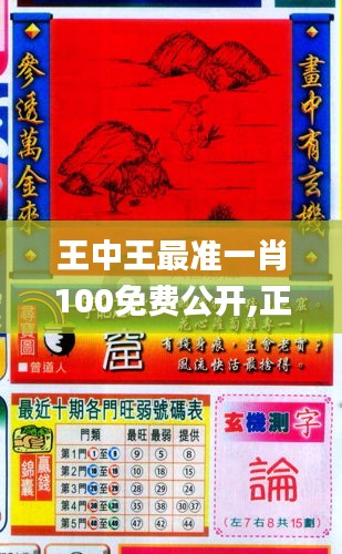 王中王100期期一肖，揭秘彩票背后的秘密，揭秘彩票背后的秘密，王中王期一肖的真相探索