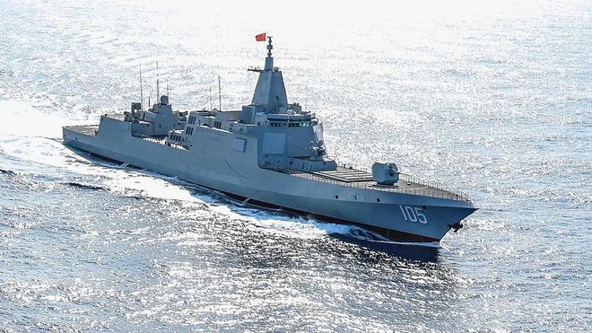 南海舰队105舰，时代的骄傲与力量的象征，南海舰队105舰，时代骄傲与力量象征