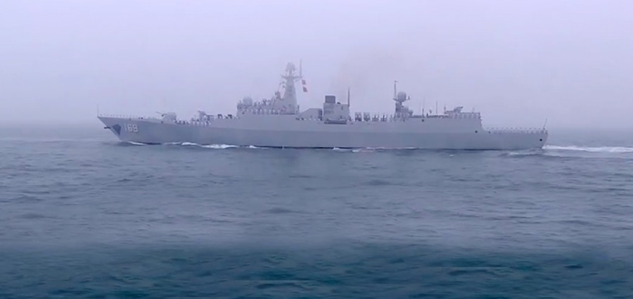 全程海军阅兵视频，展现海上力量的壮丽画卷，海上壮丽画卷，全程海军阅兵视频展示海上力量