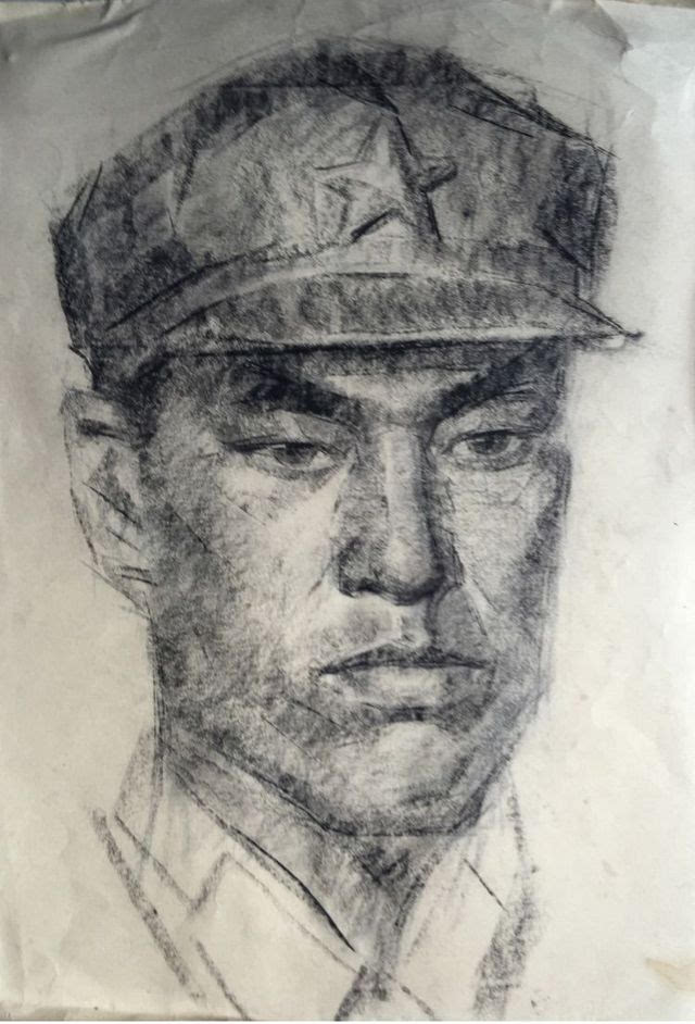 军人壁纸，素描之美与荣耀的象征，素描之美与荣耀的象征，军人壁纸展