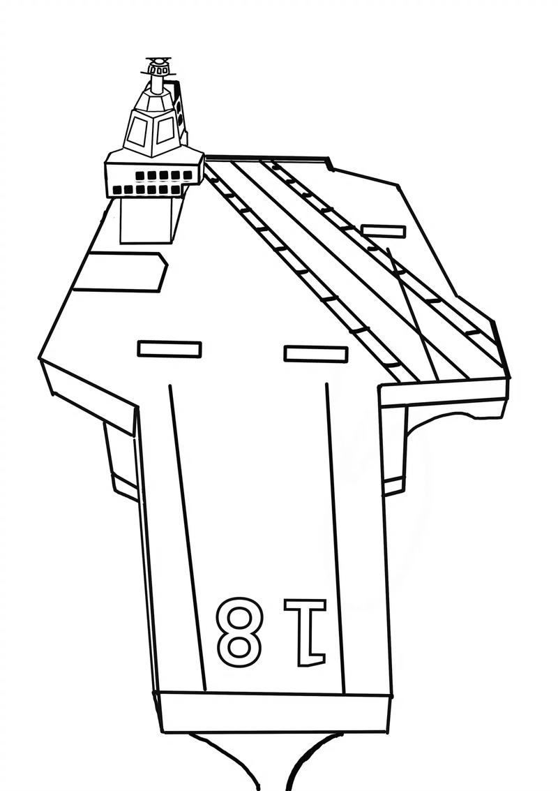 中国空天母舰简笔画，探索与想象的完美结合，中国空天母舰简笔画，探索与想象力的融合之旅