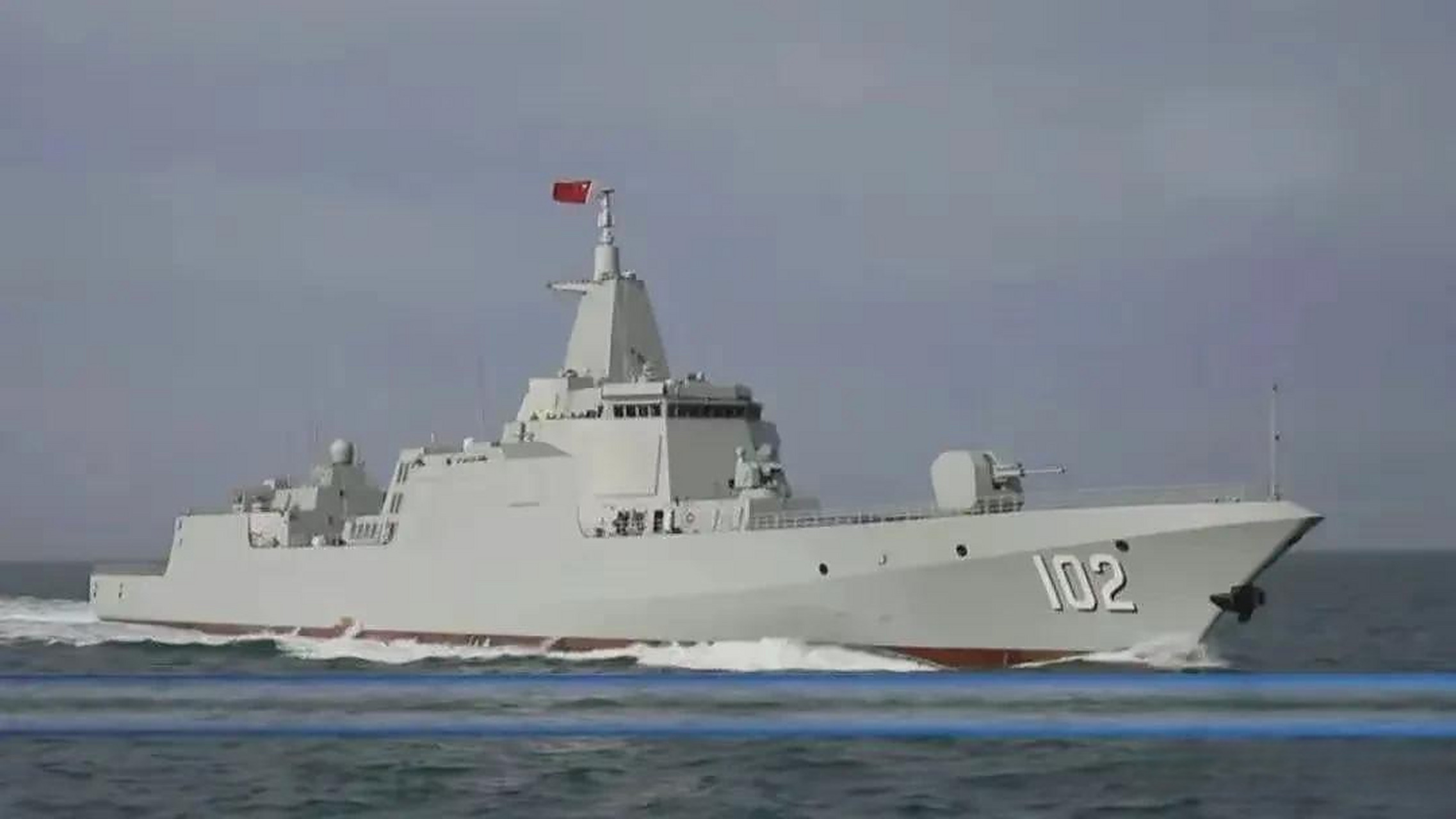 揭秘中国海军新成员，055型驱逐舰之055105号舰，揭秘中国海军新成员，055型驱逐舰之旗舰055105号亮相！