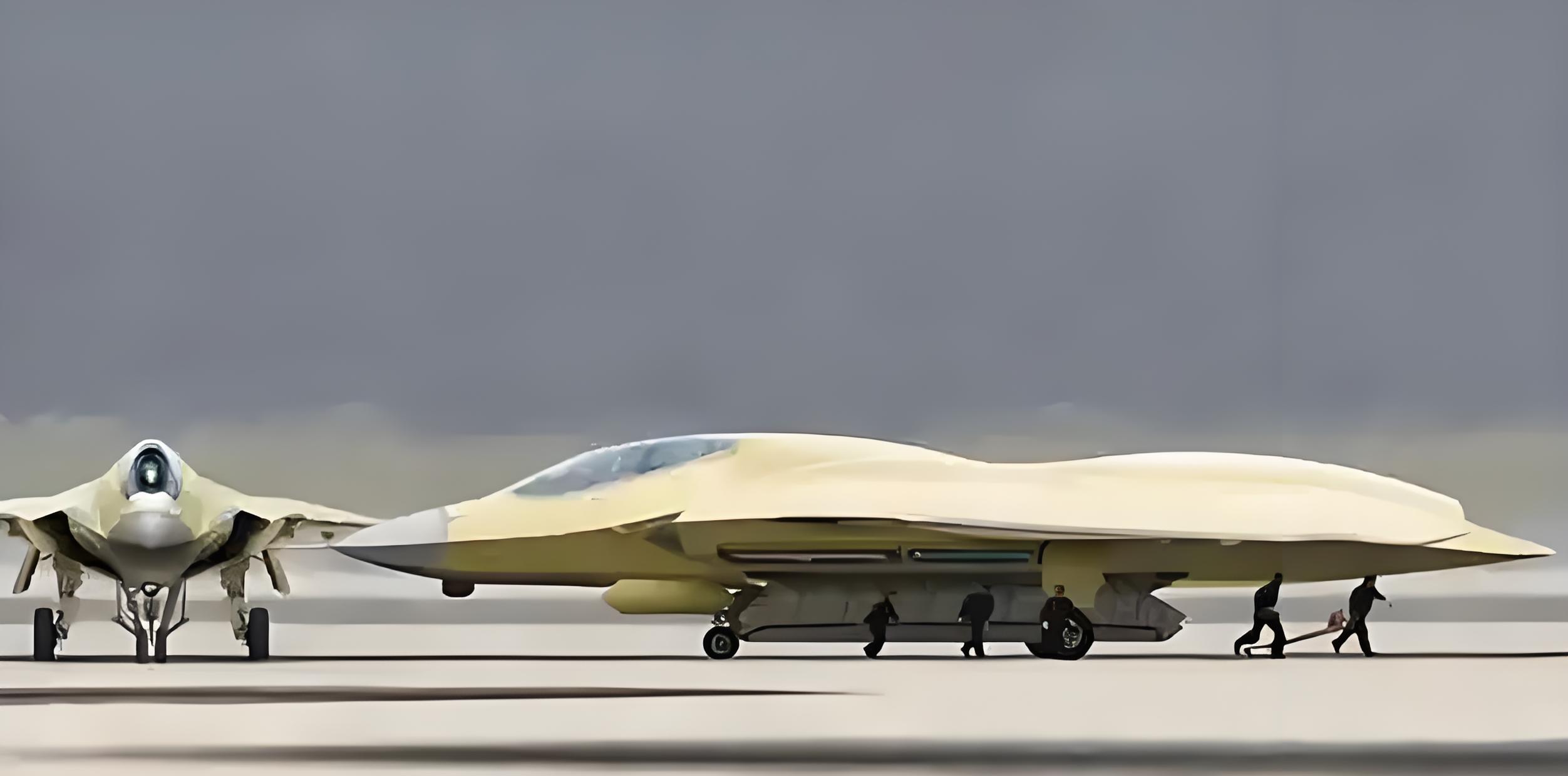 中国第六代战斗机试飞成功，翱翔新时代的空中利剑，中国第六代战斗机成功试飞，新时代空中利剑展翅高飞