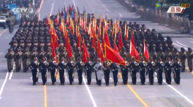 国庆阅兵方队前后左右距离，阅兵仪式的精确呈现，国庆阅兵仪式，精确呈现方队前后左右距离的细节展现